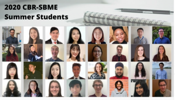 Hear it From the Students: CBR-SBME Summer Studentship Program 2020