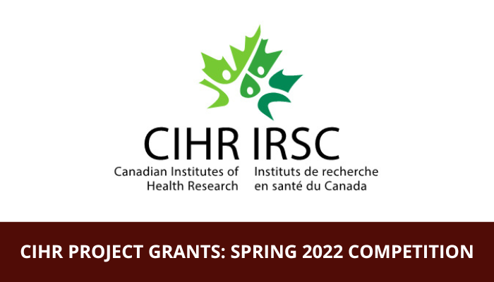 Project Grant: Spring 2021 results - CIHR
